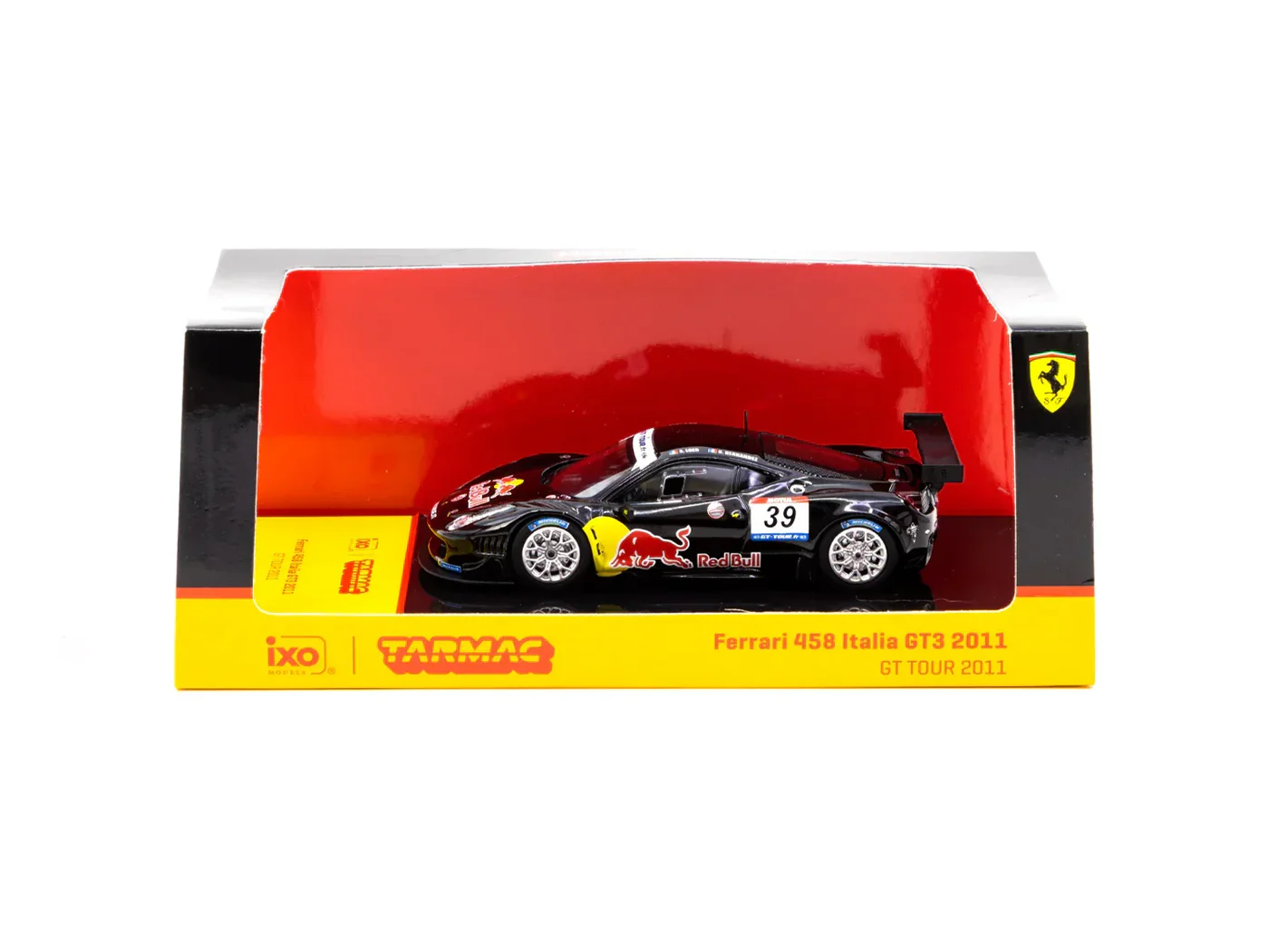 Ferrari 458 Italia GT3 GT TOUR 2011 #39 - Hobby64, 1:64 Scale (Black) - Image 3