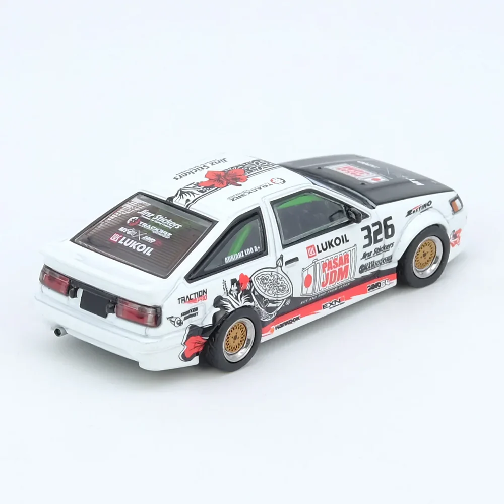 Toyota Corolla AE86 Levin Trackers Racing, 1:64 Scale - Image 2