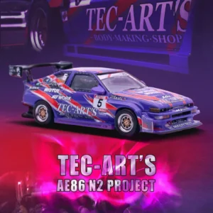 Toyota Sprinter Trueno AE86 N2 Project By Tec-Art’S, 1:64 Scale