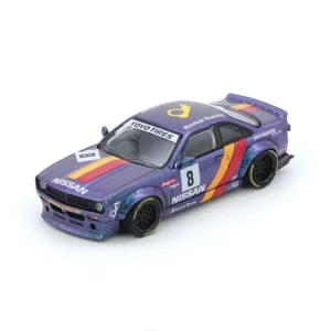 Nissan Silvia (S14) Boss Rocket Bunny, 1:64 Scale (Magic Purple)