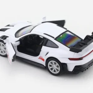 Porsche 911 GT3 RS White 1:36 RMZ City Licensed Pull Back Car Scale Model