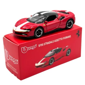 Ferrari SF90 Stradale – Red (Scale 1:64)