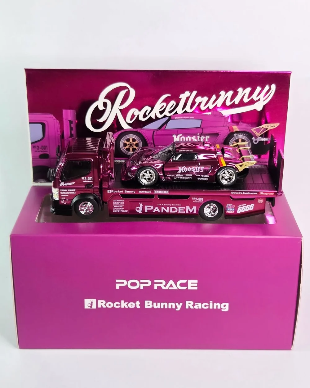 *HEC 2026* Pandem Lotus Elise Pandem Fuso-300 Rocket Bunny Racing, 1:64 Scale (Purple Chrome) - Image 8