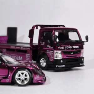 *HEC 2026* Pandem Lotus Elise Pandem Fuso-300 Rocket Bunny Racing, 1:64 Scale (Purple Chrome)