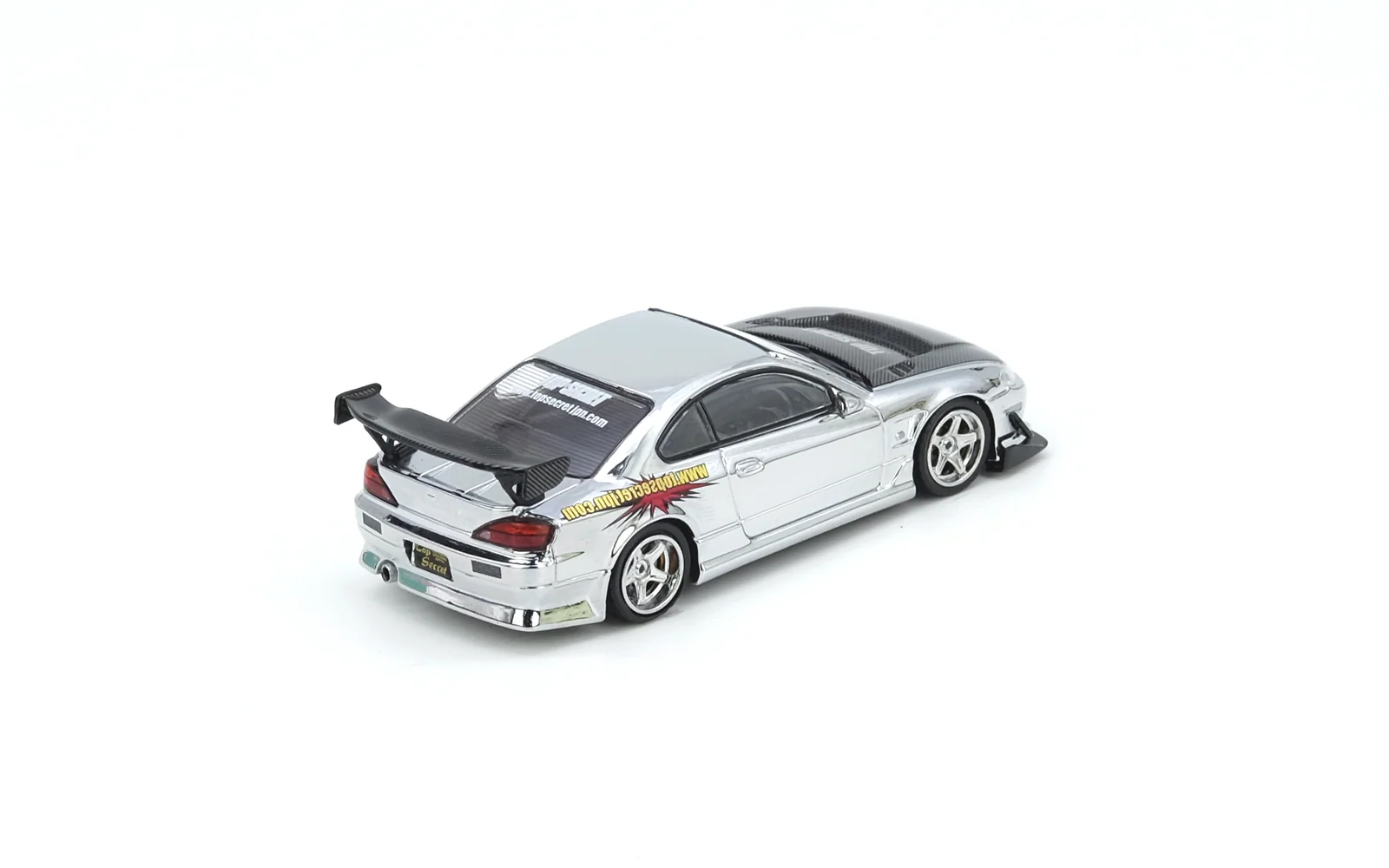 Top Secret Silvia S15 Tokyo Auto Salon Kuala Lumpur 2025 Event Edition, 1:64 Scale (Chance of Gold Chrome Chase Car) - Image 3