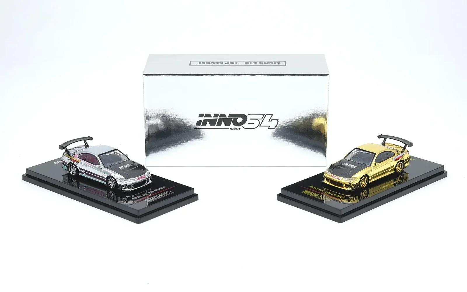 Top Secret Silvia S15 Tokyo Auto Salon Kuala Lumpur 2025 Event Edition, 1:64 Scale (Chance of Gold Chrome Chase Car) - Image 2