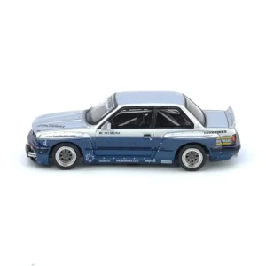 Pandem E30 M3, 1:64 Scale (Silver/Blue)