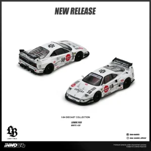 LBWK F40 (White), 1:64 Scale (Chance of Red Chase Car)