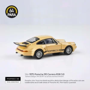 Porsche 911 Carrera RSR 3.0 1975, 1:64 Scale (Beige)