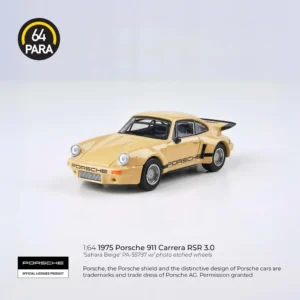 Porsche 911 Carrera RSR 3.0 1975, 1:64 Scale (Beige)