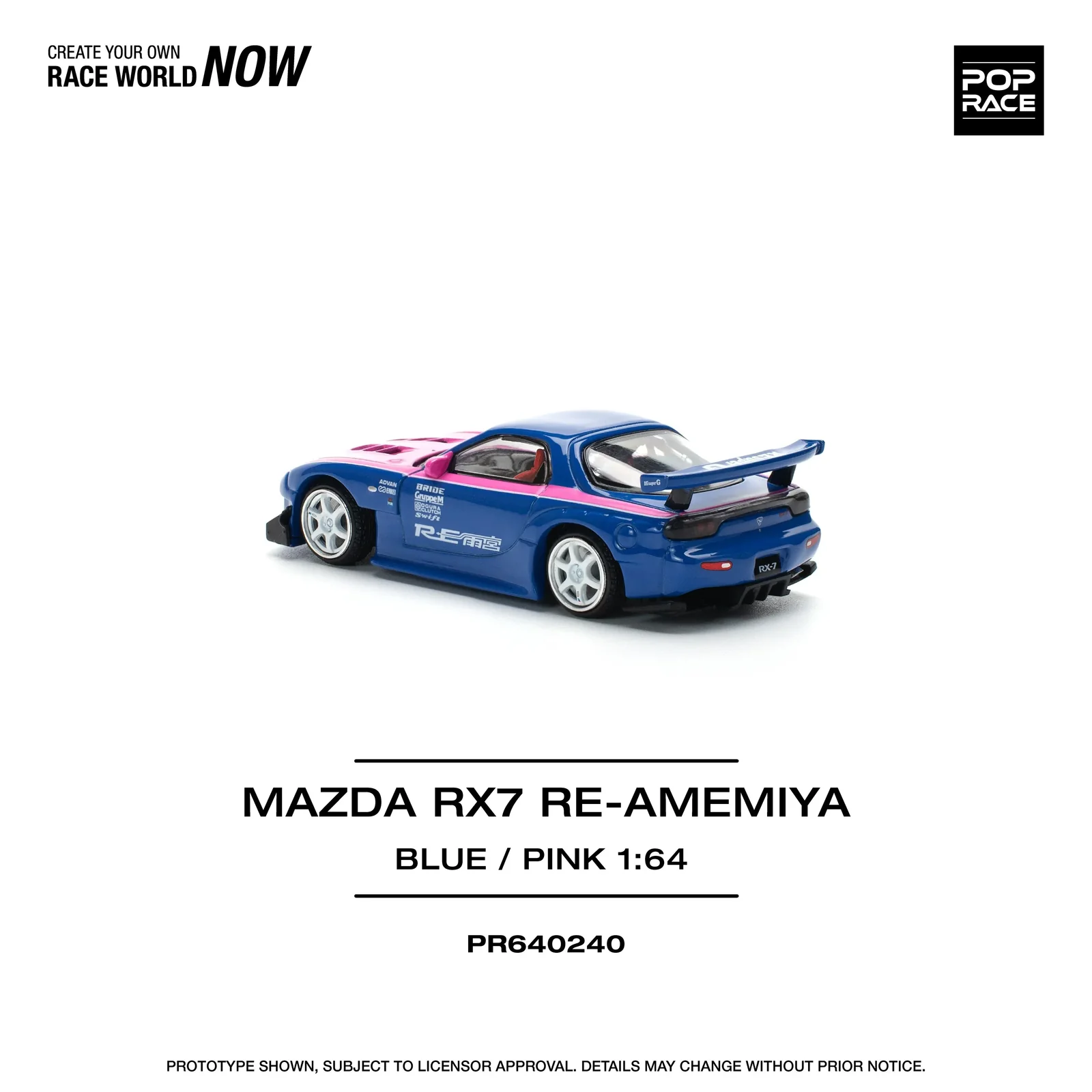 Mazda EX7 Re-Amemiya, 1:64 Scale (Blue) - Image 3