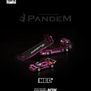 *HEC 2026* Pandem Lotus Elise Pandem Fuso-300 Rocket Bunny Racing, 1:64 Scale (Purple Chrome)