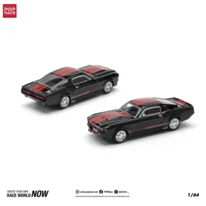 Shelby Mustang GT500, 1:64 Scale (Black)