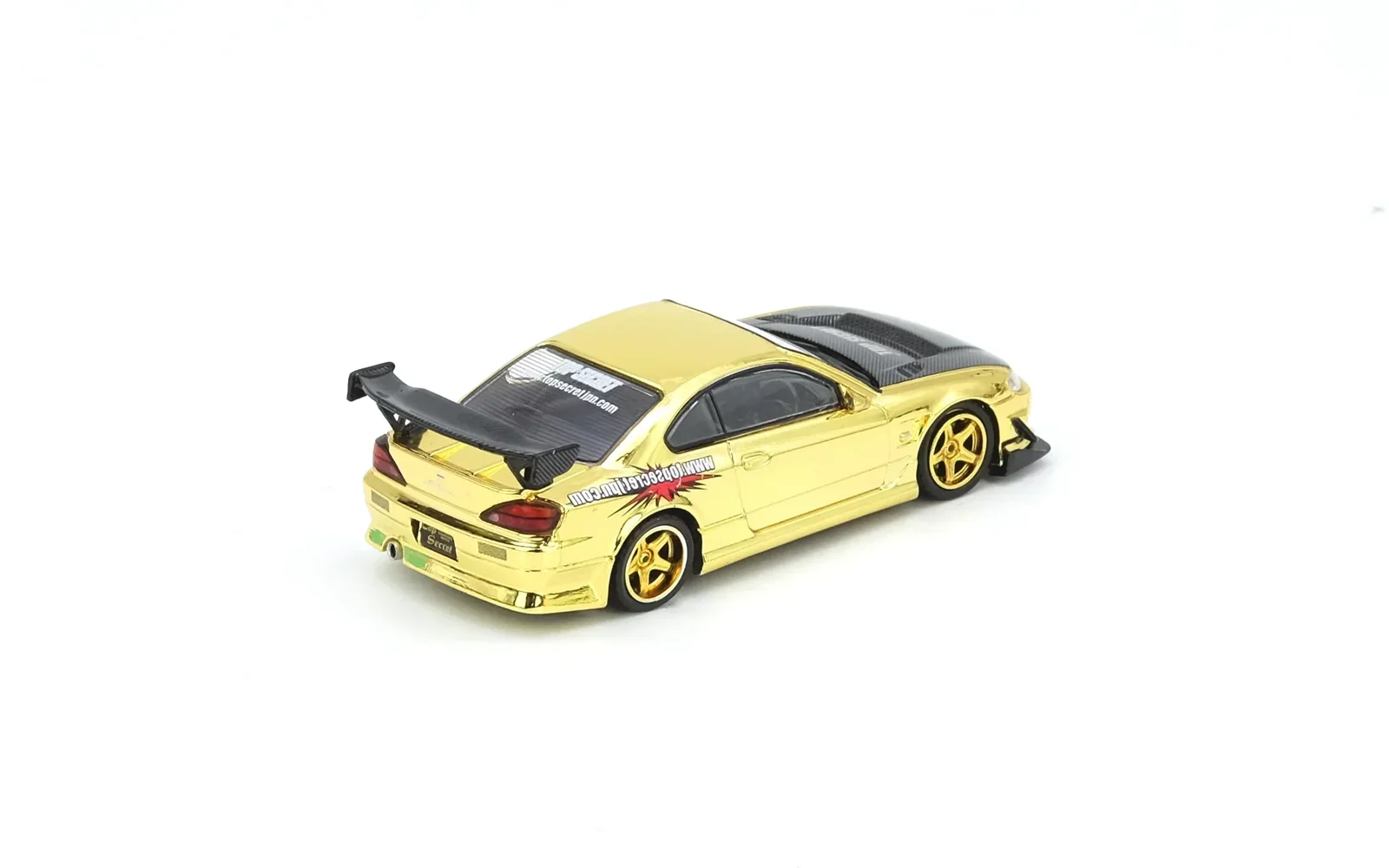 Top Secret Silvia S15 Tokyo Auto Salon Kuala Lumpur 2025 Event Edition, 1:64 Scale (Chance of Gold Chrome Chase Car) - Image 5