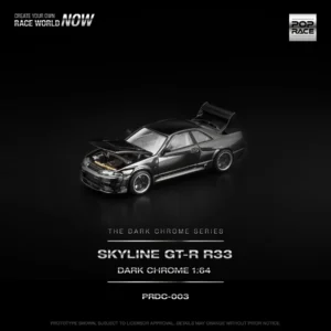 Pop Race Skyline GT-R R33 Dark Chrome