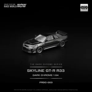Pop Race Skyline GT-R R33 Dark Chrome